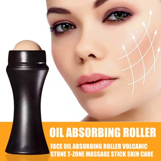 [H&E] Face Oil Absorbing Roller Volcanic Stone Blemish Remover Face Oil Removing Rolling Stick Ball Pink (5)