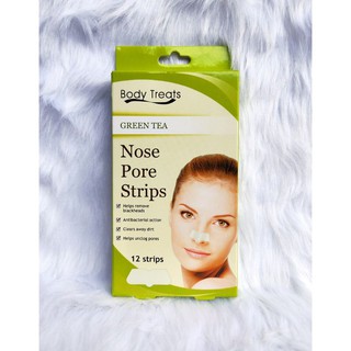 Body Treats Green Tea Nose Pore Strips 12 strips