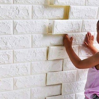 3d Wallpaper bricks sticker wallpaper foam sticker adhesive wallpaper DIY 35*38cm
