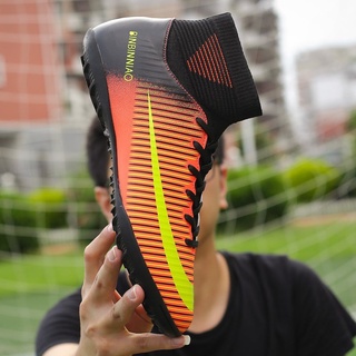 new Adults Football Boots Soccer Shoes For Men Sport Kids B