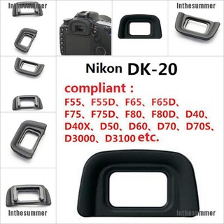 Inthesummer❥ Dk-20 Rubber Eyecup Eyepiece For Nikon D5100 D3100 D3000 D50 D60 D70S D5200