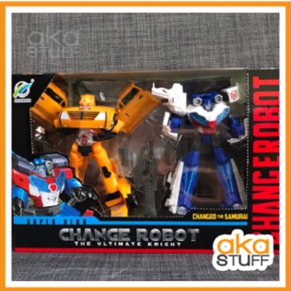 Change Robot Optimus and Bumblebee Transformers like Toy (4)