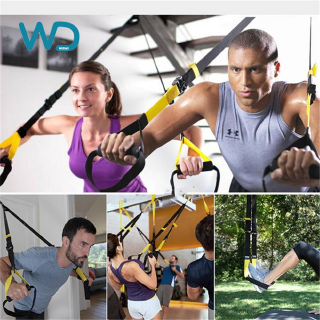 Home Sport Gym Suspension Resistance Strength Training Straps Workout Trainer Fitness Equipment Fitness Accessories Pull Rope Strap Training