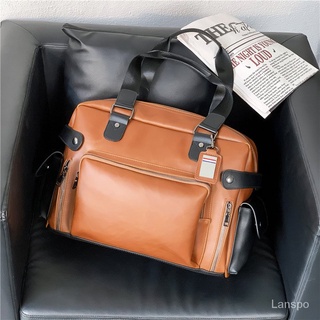 Korean Style Crazy Horse Leather Men's Shoulder Bag Retro Messenger Bag Handbag Men's Brand Business
