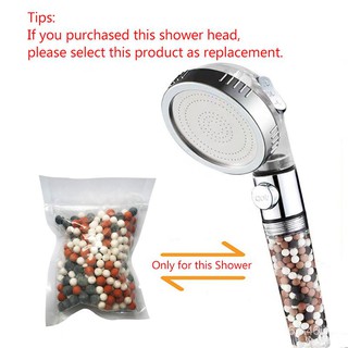 ZhangJi 3 Modes Adjustable High Pressure Shower Head Tourmaline Replaceable Filter SPA Shower Water