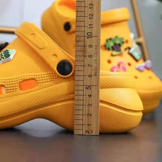 ✕❦❡Fashion Crocs soft sole lite hole shoes with jibbitz design for women#（36-40）