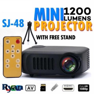 Monsy Projector T300 Home Theater Mini Projector HD LED Projector (7)