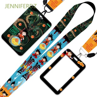 JENNIFERDZ Child Gifts Lanyard Visit Door Identity Hanging Strap Badge Cards Cover Students Bus Card Special Cartoon Dragon Ball Card Holder ID Credit Bank Card Card Case