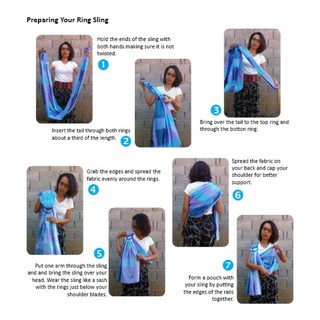 CARRY ME Ring Sling Baby Carrier (2)
