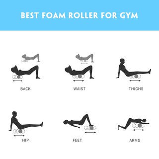 34cm Yoga Column Roller Fitness Equipment EVA Foam Yoga Pilates Yoga Block Gym Roller Massage (8)