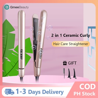 hair straightening 2 in1 Ceramic Steam Hair Straightener Fast Heating Hair Flat Iron Anion Hair Care