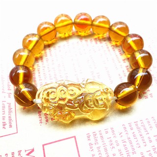 [COD]Fashion Feng Shui Citrine Yellow Pi Yao Pi Xiu Bracelet Bead for Wealth Luck (1)