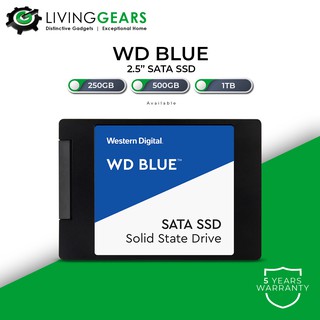 ◩WD Solid State Drive Blue PC SSD SATA 1TB / 250GB / 500GB