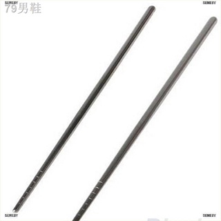 ✽❍✻SEMEBY 2 Pair Chinese Stylish Non-slip Design Chop Sticks Stainless