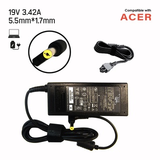 ✘LPO 19V 3.42A 65W 5.5mm x 1.7mm Charger Compatible with Acer LCD Monitor S202H S230HL S231HL S232HL