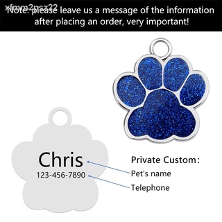 ❁☈Personalized Dog Cat Tags Engraved Cat Dog Puppy Pet ID Name Collar Tag Pendant Pet Accessories Pa