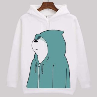 New! Bare bear design for Hoodie Jacket for men and Women