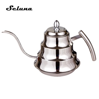 1.2L Stainless Steel Gooseneck Coffee Pot Pour-over Coffee Kettle with Filter Hand Drip Coffee Maker (1)