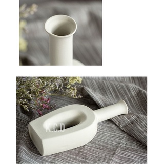 MINI White Ceramic Vases Nordic Minimalism Style Decoration for Centerpieces, Kitchen, Office (6)