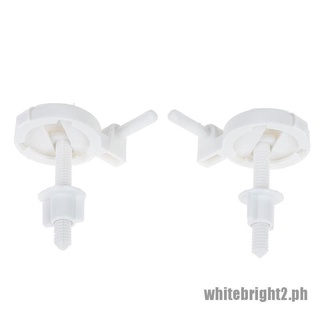 Seats & Covers▲✸toilet bowl﹉✴[white] 1set/2Pcs Plastic Toilet Seat Screws Fixings Fit Toilet Seats