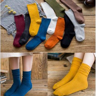 Pile Of Socks Women New Cotton Middle Tube Warm Korean Socks