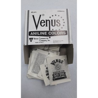 ✗❄☌Venus color dye for fabric sold per box (48pcs)
