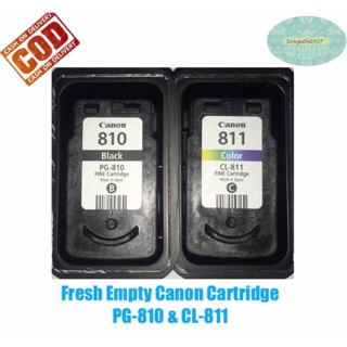 EMPTY ink cartridge PG-810 & CL-811