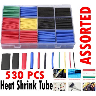 530 PCS Set heat Shrink Tube Assorted Insulation Shrinkable tube