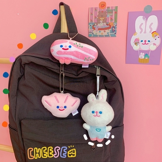 <24h delivery>W&G Creative plush doll distinctive cartoon kawaii soft toy pendant key chain bag pendant school bag backpack decoration (2)