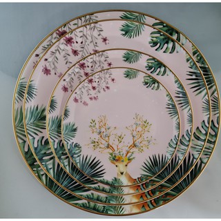 Ceramic Western Holiday Style Plates