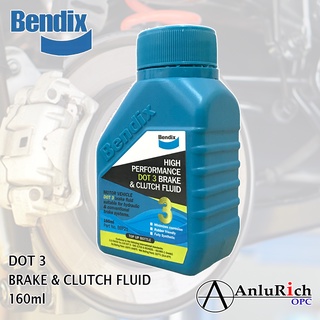 Bendix High Performance DOT 3 Brake and Clutch Fluid 160ml