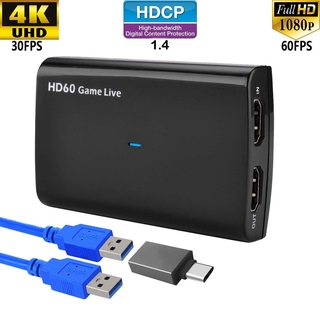 HDMI USB3.0 Game Capture Card for iPhone/Android Outdoor 1080P Video game Live Streaming 4K HD