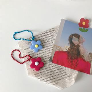 【₱ 400 libreng pagpapadala】 Ins flower pendant flower keychain earphone set bag hanging ornaments female (8)