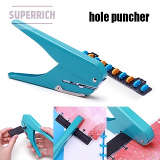 Ready Stock/ஐ卍Hand-held Mushroom Hole Puncher Paper Cutter Loose-leaf Manual Punching Machine for Of