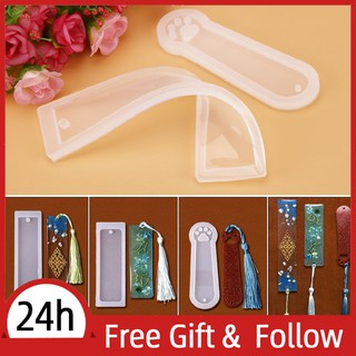 [Wholesale Price] 3pcs/set Cat Claw Silicone Mould Epoxy Resin Bookmark Craft