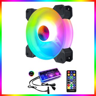 12cm RGB Cool Moon Yuhuan Chassis Cooling Fan Symphony Cooling Computer Fan Discoloration 120 x 120 x 25mm