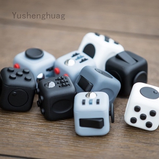 Yushenghuag Wang314 Fidget Cube - Anxiety Stress Relief Focus 6-side Dice For Adults Child (1)