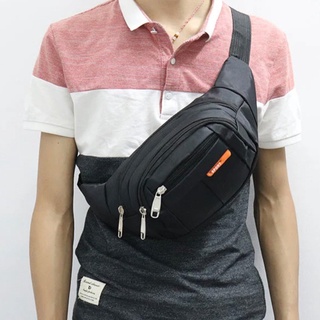 sling bag for women∋Mumu #7038 Korean Unisex Belt Bag Waist Bags Women Men Fashion Chest Quality Sli