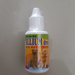 Allium DROPS Medicine Ear Mites Anti Flea Inflammation For Dog Cat Ears
