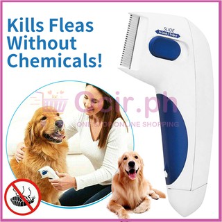 Flea Doctor Pet electric Combs Flea Lice Cleaner Anti Flea Comb Electric Terminator Brush for Dog (1)