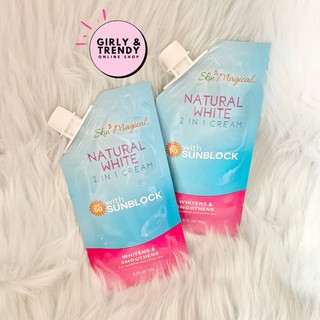 SKIN MAGICAL NATURAL WHITE 2IN1 CREAM WITH SUNBLOCK