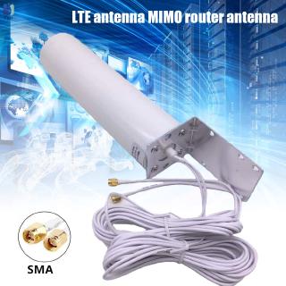 Yy Router Antenna Duals SMA Male 3G 4G LTE Outdoor Fixed Bracket Wall Mount Signal Booster Antenna @
