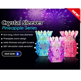 Crystal Sleeves Pineapple Series Reusable Condom (2)