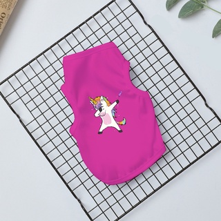 [OSUN]Summer Fashion Pet Clothes T-shirt Pet Dog Cat Vest Cool Horse Men Print Puppy Cat T-shirt Clothing (4)
