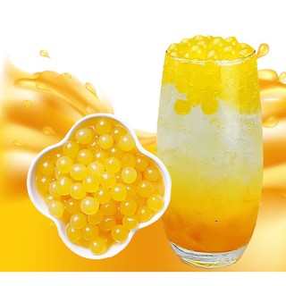 Boduo Passion Fruit Popping Boba 3kg for Sinkers and Dessert
