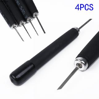 Chisels Black 4pcs/Set Modeling Tools Accessory Scriber Scribe Line Chisel Replacement Durable