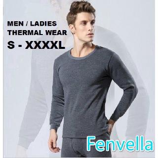 Cotton Thermal Winter Wear For Men Underwear-TOP & BOTTOM Winter Warm Thicken Long Johns - M-4XL