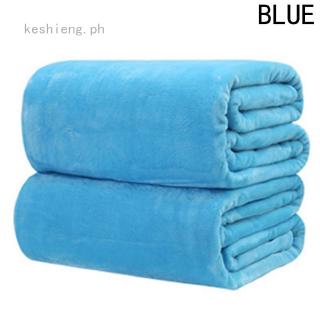 keshieng New Super Soft Warm Solid Warm Micro Plush Fleece Blanket Throw Rug Sofa Bedding