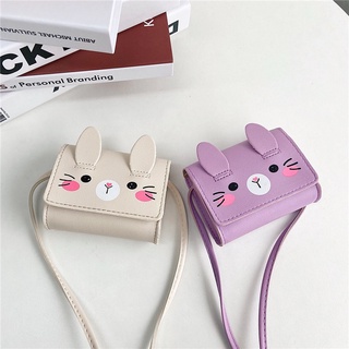 Girls Cute Rabbit Crossbody Bags Cartoon Baby Kids Coin Purse Handbags Lovely Children's Accessories Small Shoulder Bag