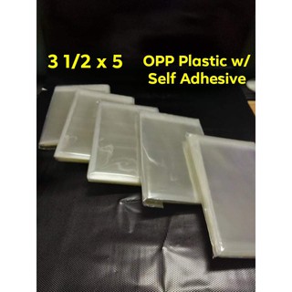 Clear Plastic Packaging 3 1/2 x 5 w/ Self Adhesive (100pcs/pack)